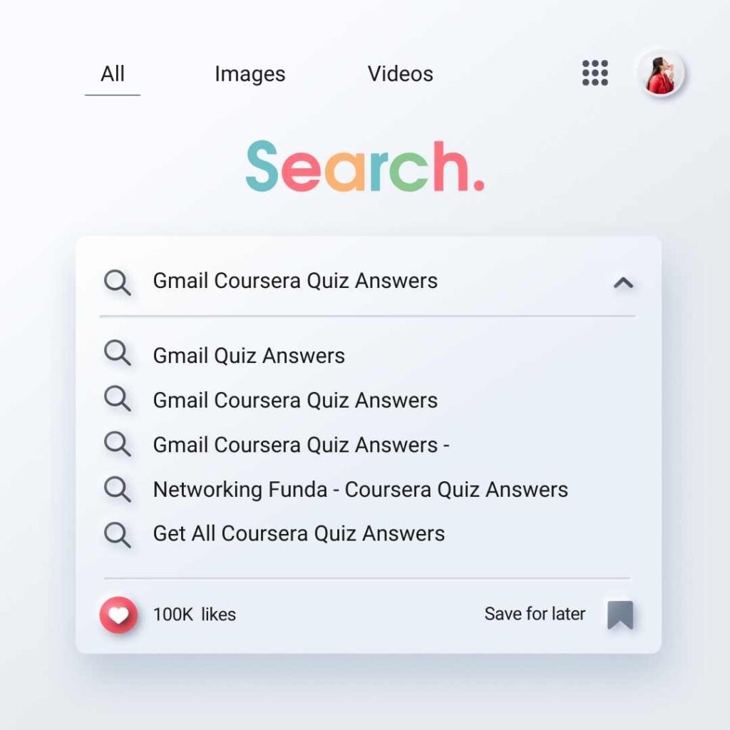 Gmail Coursera Quiz Answers